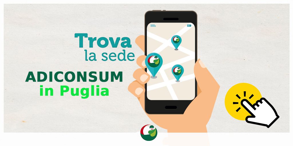Sedi Adiconsum in Puglia